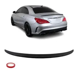 Trunk Spoiler for Mercedes CLA C117, glossy black