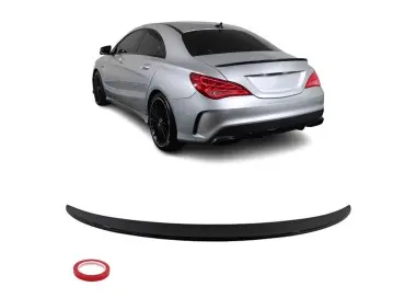Trunk Spoiler for Mercedes CLA C117, glossy black