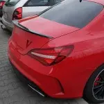 Trunk Spoiler for Mercedes CLA C117, glossy black