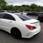 Trunk Spoiler for Mercedes CLA C117, glossy black