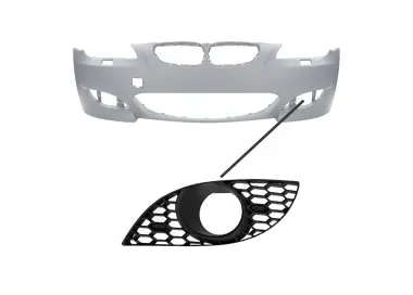 Fog light Grille for BMW E60 / E61 M5 style bumper, left side