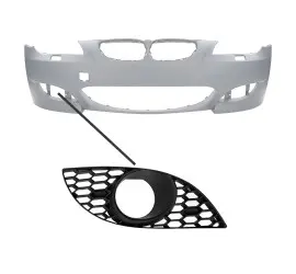 Fog light Grille for BMW E60 / E61 M5 style bumper,...