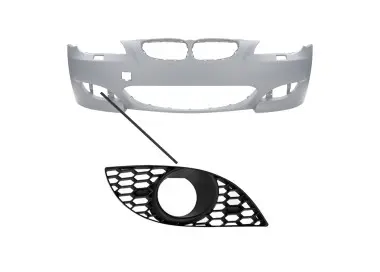 Fog light Grille for BMW E60 / E61 M5 style bumper, right side