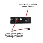 LED License plate Light set for BMW E63 / E64