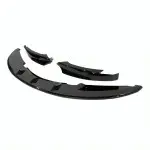 WR Front Bumper Lip for BMW E82 / E88 with M-Sport, glossy black