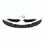 WR Front Bumper Lip for BMW E82 / E88 with M-Sport, glossy black