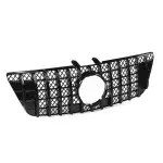 GT R Panamericana style Front Grille for Mercedes ML W164 facelift (08-11), glossy black