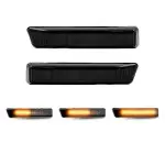 Sequential LED side indicators set for BMW E36 / X5 E53, smoked