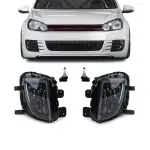 Fog Lights set for VW Golf MK6 GTI / GTD (08-13), smoked