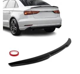 V style Trunk Spoiler for Audi A3 8V / S3 8V sedan,...