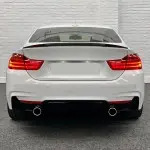 Performance trunk spoiler for BMW F32 Coupe, glossy black