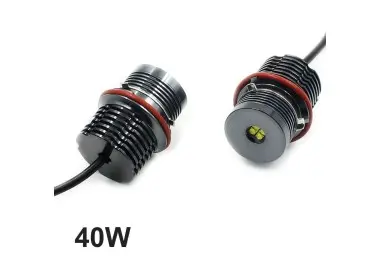 Angel Eyes LED Markers set - 40W for BMW E39 / E53 / E60 / E63 / E65 / E87, white