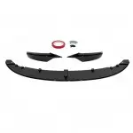 Performance front Bumper Lip Spoiler for BMW F34 GT, glossy black