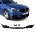 Performance front Bumper Lip Spoiler for BMW F34 GT, glossy black