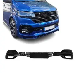Lower bumper Grille for VW T6.1 (19-), glossy black