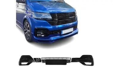 Lower bumper Grille for VW T6.1 (19-), glossy black