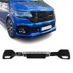 Lower bumper Grille for VW T6.1 (19-), glossy black