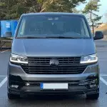 Lower bumper Grille for VW T6.1 (19-), glossy black