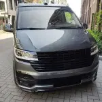 Lower bumper Grille for VW T6.1 (19-), glossy black