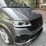 Lower bumper Grille for VW T6.1 (19-), glossy black