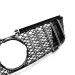 GT R Panamericana style Front Grille for Mercedes ML W164 (05-08), black + chrome