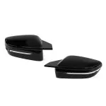 M style Mirror Caps set for BMW G11, G12, G15, G20, G22, G30 (LHD only), glossy black