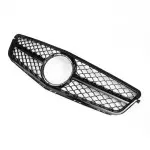 C63 style Front Grille for Mercedes W204 / S204 / C204 (07-14), glossy black