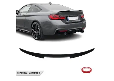 M4-style Trunk Spoiler for BMW F32 coupe, glossy black