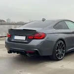 M4-style Trunk Spoiler for BMW F32 coupe, glossy black