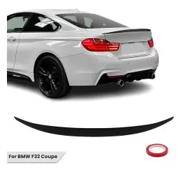 Performance trunk spoiler for BMW F32 Coupe, glossy black