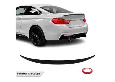 Performance trunk spoiler for BMW F32 Coupe, glossy black