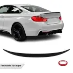 Performance trunk spoiler for BMW F32 Coupe, glossy black