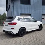 Aero style Rear bumper Diffuser for BMW X5 G05 PRE-LCI (19-23), glossy black