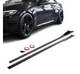 WR Side Skirt Extensions set for BMW M2 F87 (16-21),...