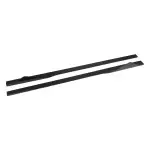 WR Side Skirt Extensions set for BMW M2 F87 (16-21), glossy black