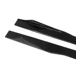WR Side Skirt Extensions set for BMW M2 F87 (16-21), glossy black