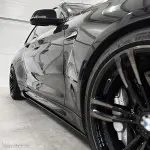 WR Side Skirt Extensions set for BMW M2 F87 (16-21), glossy black