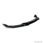 CS-style Front bumper Lip for BMW M2 F87 (16-21), glossy black - EXTRA-STRONG VERSION