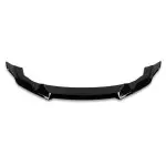 CS-style Front bumper Lip for BMW M2 F87 (16-21), glossy black - EXTRA-STRONG VERSION