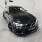 CS-style Front bumper Lip for BMW M2 F87 (16-21), glossy black - EXTRA-STRONG VERSION