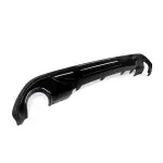 Aero Rear Bumper Diffuser for BMW X1 F48 (15-22) with standard bumper, glossy black