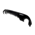 Aero Rear Bumper Diffuser for BMW X1 F48 (15-22) with standard bumper, glossy black