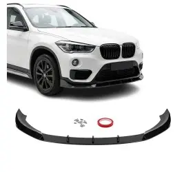 Aero Front bumper Lip for BMW X1 F48 (15-22) with...
