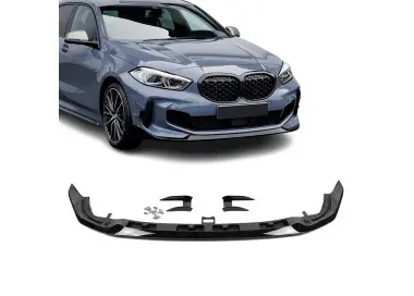 Performance Front bumper Lip for BMW F40 (19-24) with M-Pack, glossy black