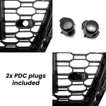 RS-style Front Grille for Audi A4 B9 / S4 B9 (15-19), glossy black