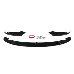 Performance Front bumper Lip for BMW F32 / F33 / F36, glossy black V2: EXTRA-STRONG VERSION