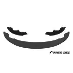 Performance Front bumper Lip for BMW F32 / F33 / F36, glossy black V2: EXTRA-STRONG VERSION