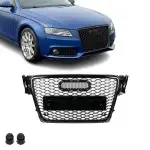 RS-style Front Grille for Audi A4 B8 / S4 B8 (08-12), glossy black