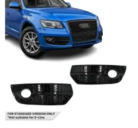 RS-style Fog Light Grille / Covers set for Audi Q5 8R...