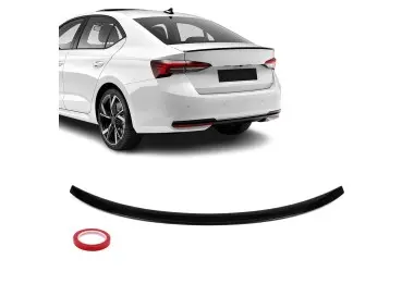 VR Trunk Spoiler for Skoda Octavia MK4 (20-), glossy black